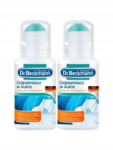 2x Dr. Beckmann Odstraňovač skvrn v kuličce Roll-On 2X75 ml