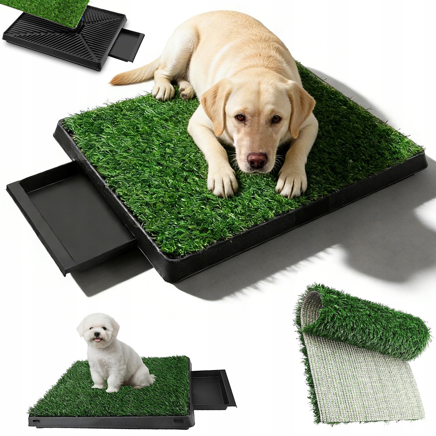 Záchodová Podložka Pro Štěňata Pro Výuku Pet Potty Delux 63X50X7.5 CM