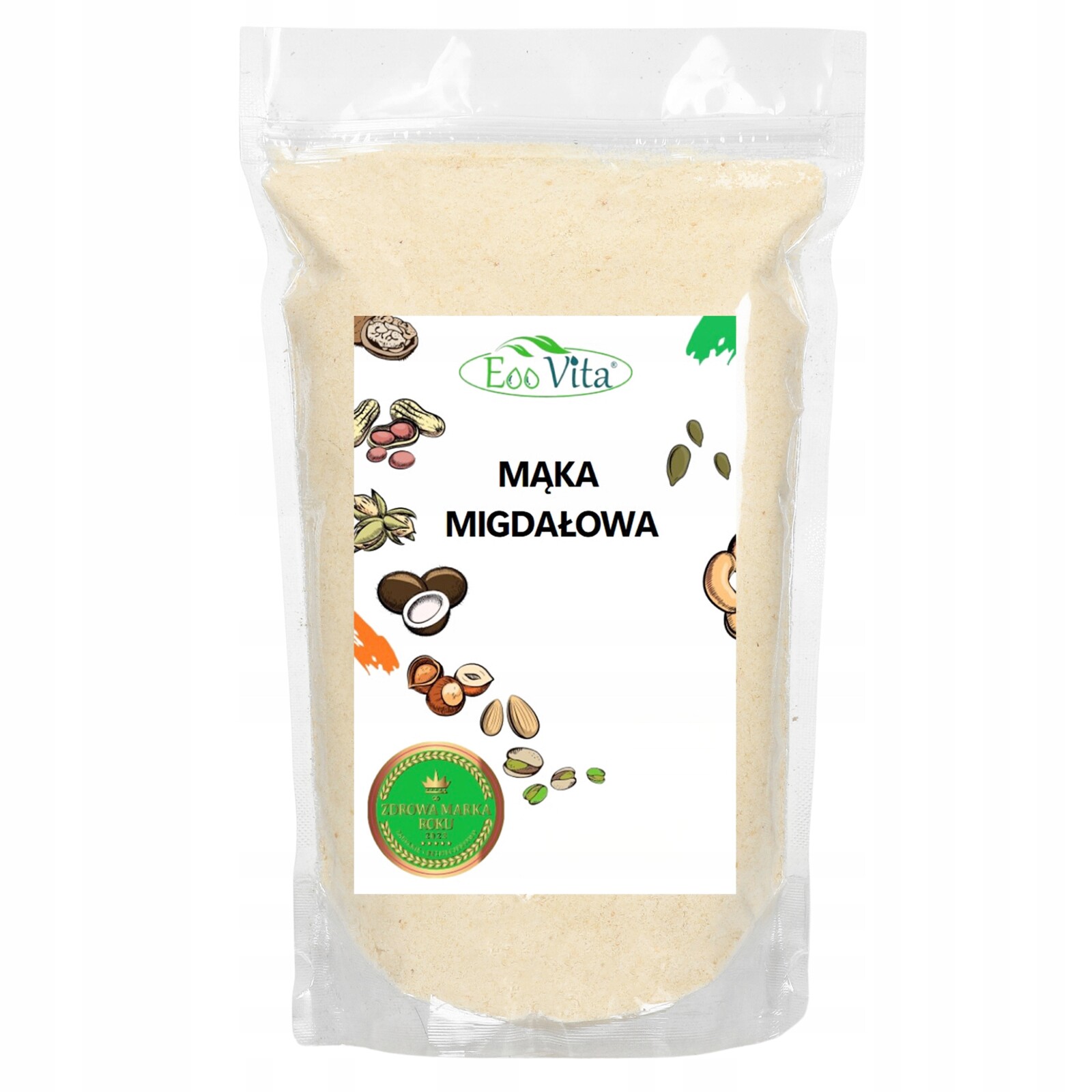 2x Mandlová Mouka 500 g Přírodní mletá, čerstvá, ideální na keto dietu