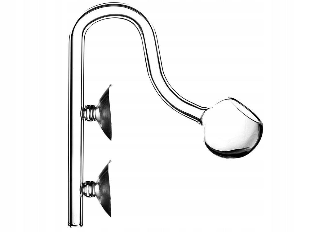 Vývod Vody Skleněná Koule Kulatý Outflow Pro Kelímkový Filtr Hadice 9/12 MM