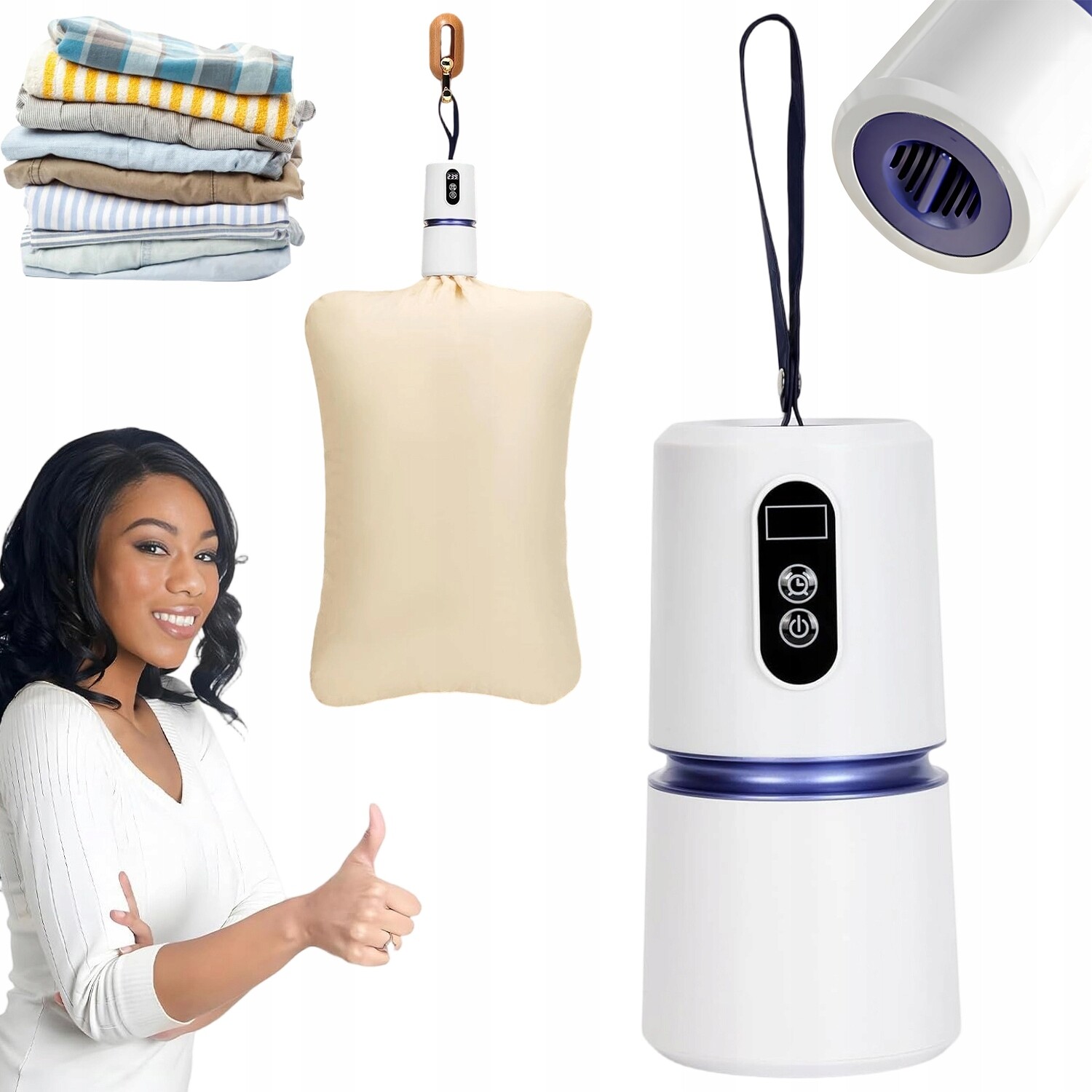 Přenosná Sušák Prádla Mini Elektrická Sušák S Tepelným Čerpadlem 200 W