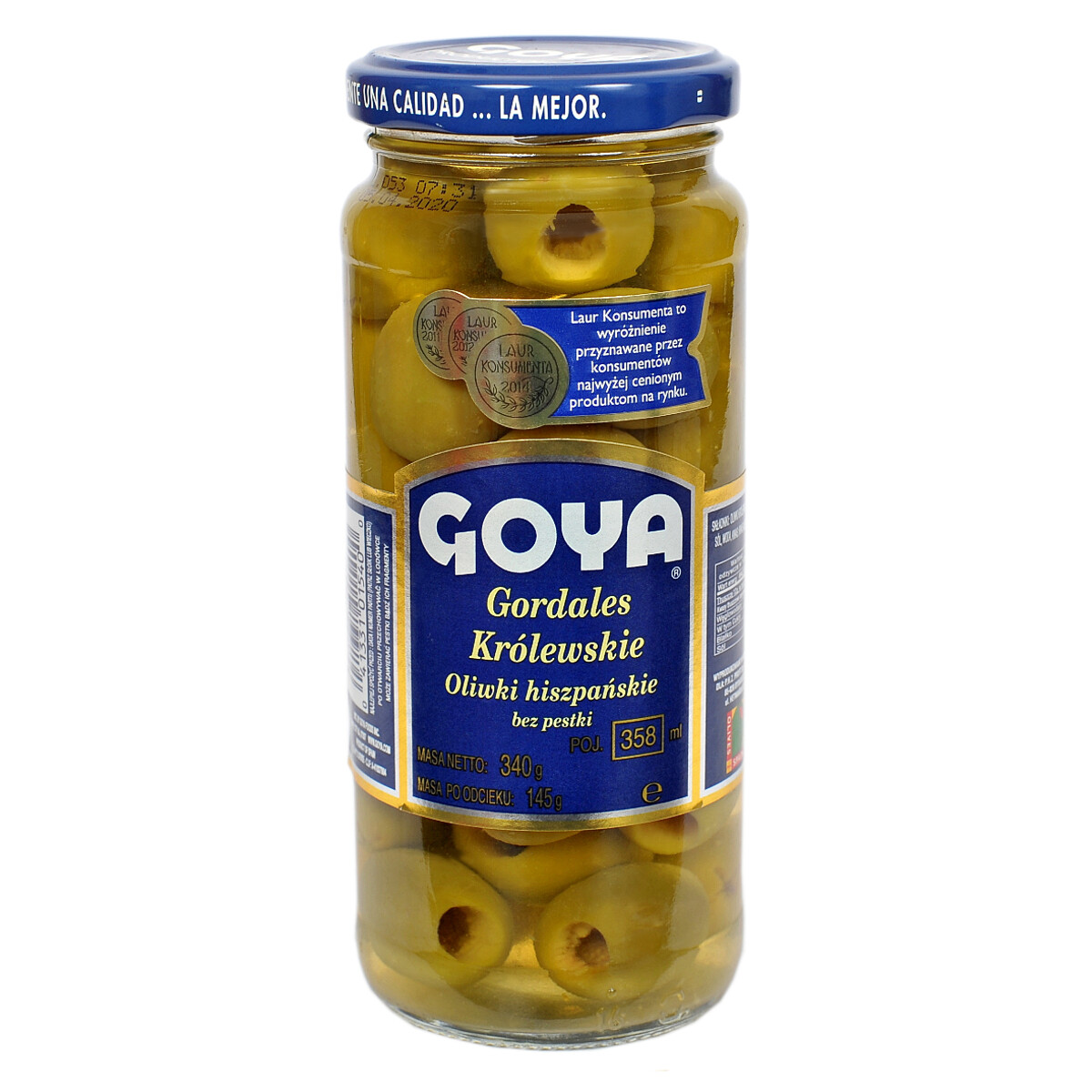 Goya olivy Gordales drilované 358 ml