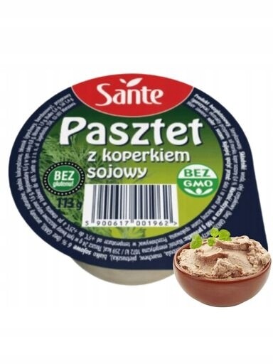 12 x Sójová paštika S Koprem Bez Lepku Sante 113 G Výrazná chuť