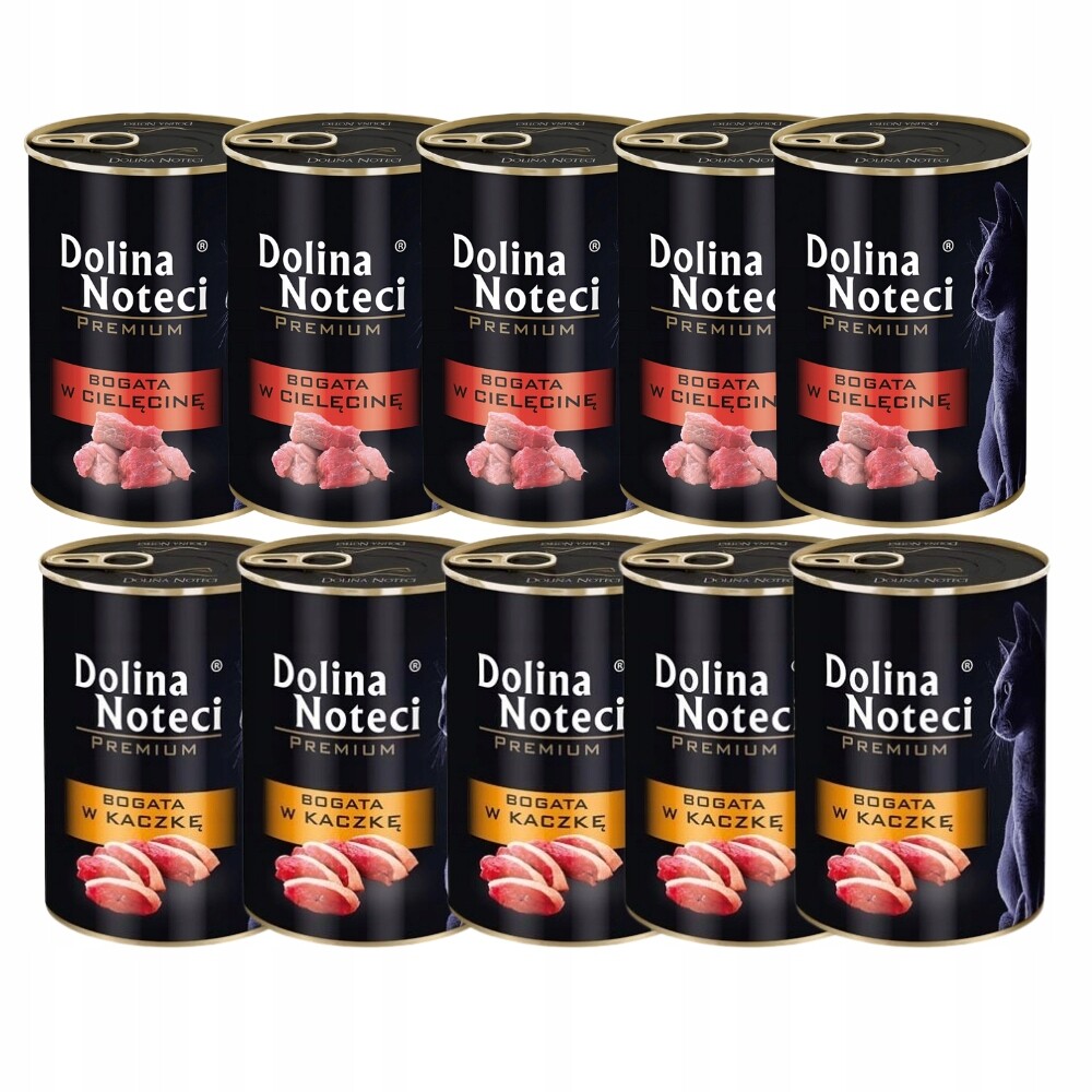 Dolina Noteci Premium mix chutí pro kočky 10x400g