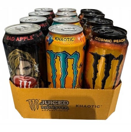 Monster Mix: 4xBadApple, 4xKhaotic, 4xCosmicPeach x12ks