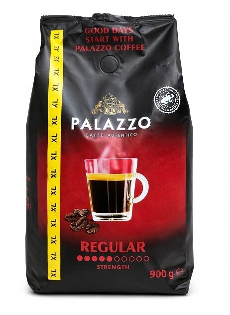 Káva zrnková Arabica Káva Palazzo Dark Roast 900 g 100% Arabica