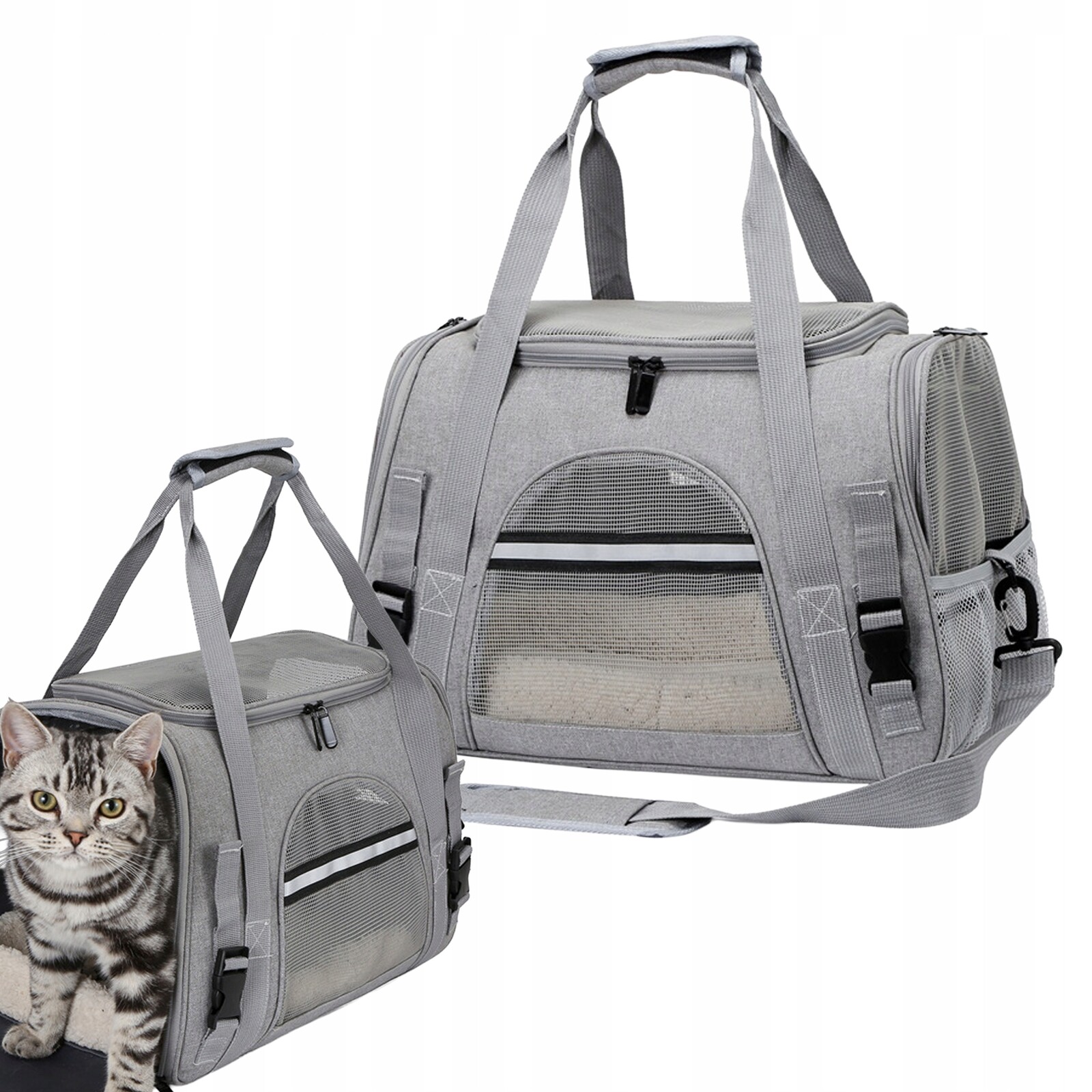 Pevný Přepravka Pro Kočky Psa Zvířat, Cestovní Taška, Měkká Podložka