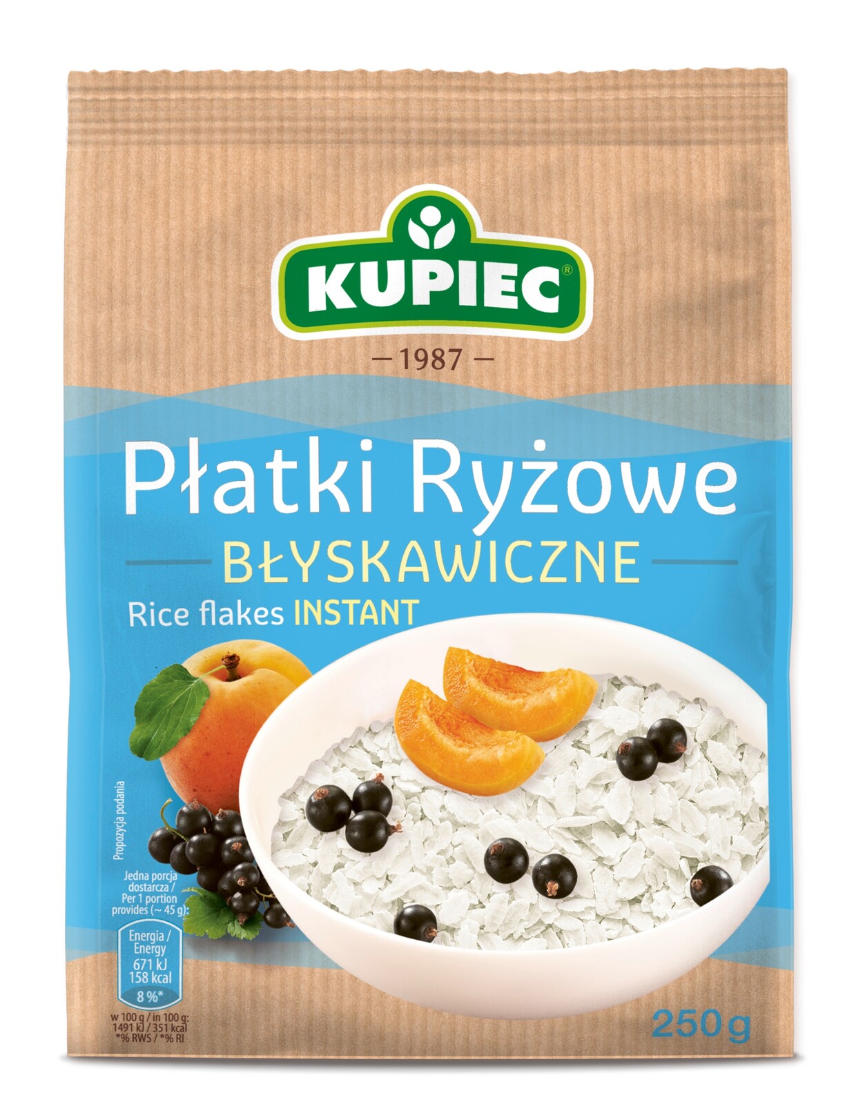 2x Kupiec Rýžové vločky 6 x 250 g