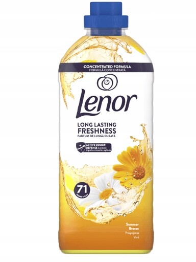 2x Lenor tekutá aviváž Summer Breeze 71 Praní 1,49 l