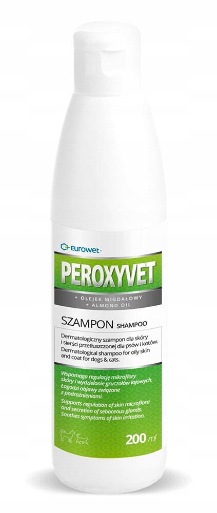 Eurowet Peroxyvet Šampon Pro Psa A Kočku Hygiena 200 ML