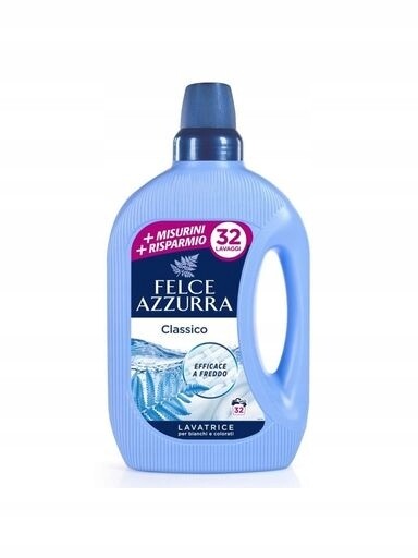 2X Tekutý prací prostředek Lavatrice Classico 32 praní 1,59 l Felce Azzurra