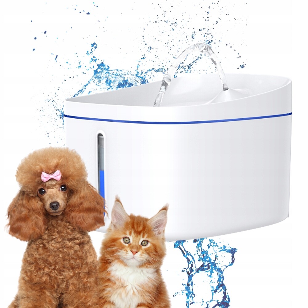 Fontána Napáječka pro kočky psa automatická Led tichá filtr Dogness 2,2 l