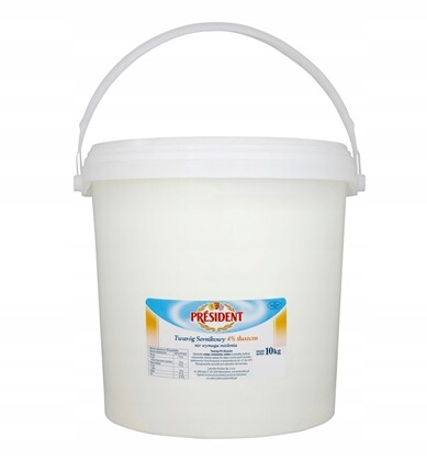 Président Profesionální tvarohový tvaroh 4% tuku 10 kg