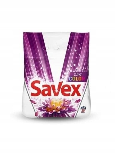 3x Savex Barevný prášek, 2 kg