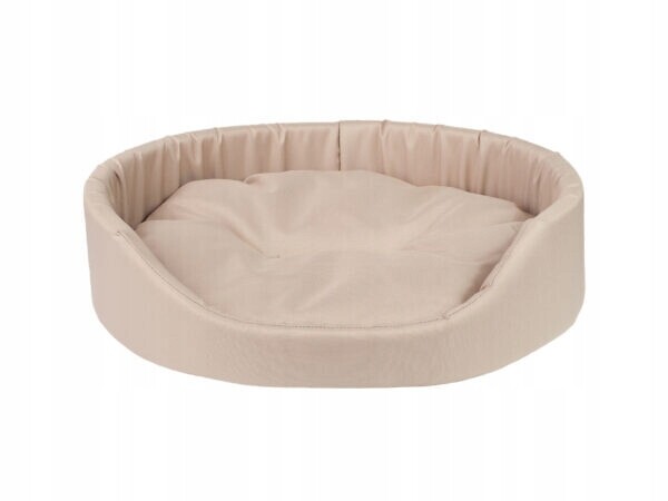 Amiplay Pelíšek Oválné Pro Psa Basic Potah Měkké Béžové Velikost XXXL