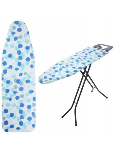 2x Kadax Obal na žehlicí prkno Natahovací podložka 126x45 cm Tečka