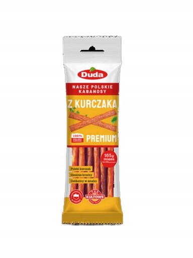 6 x prémiové kuřecí kabanosy 95 g Duda