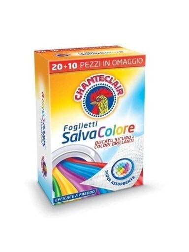 3X Ubrousky na praní Acchiappacolore 30 Fogli Chante Clair