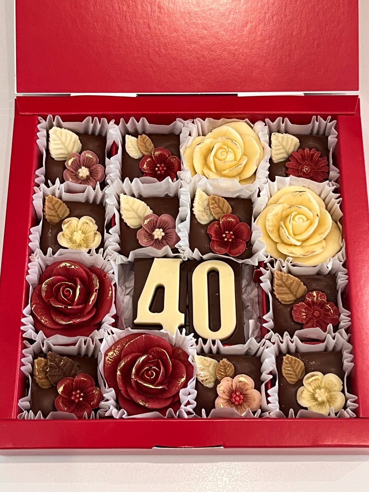Sada na narozeniny Čokoládové dárky pro dívku ve věku osmnáctky, 50 40 let