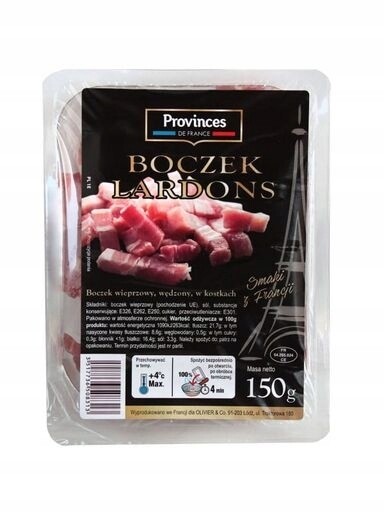 5 X Slanina Lardons kostka Provinces de France 150 g