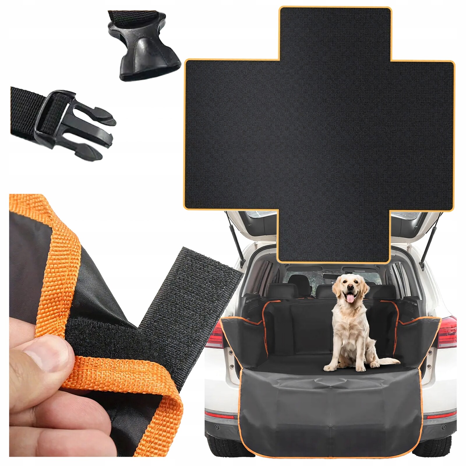 Ochranná podložka pro zvířata psa kočku do auta, voděodolná, 180 x 105 cm