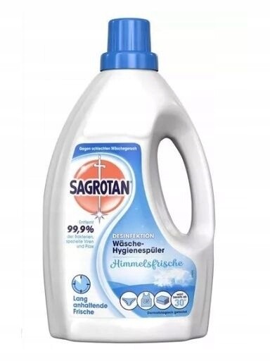 3 x Sagrotan, Oplachování prádla, dezinfikované, čerstvé a čisté prádlo, 1,5 l
