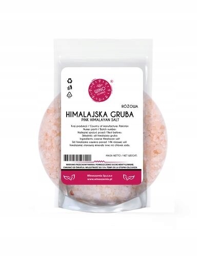 9 x Winoszarnia Himalájská sůl Hrubá růžová 1 kg