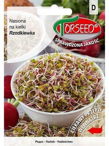 2 x Ředkvička, semínka na klíčky 250 g Torseed