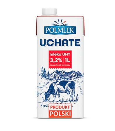 Polmlek Uchate Mléko Uht 3,2% 12 x 1 l
