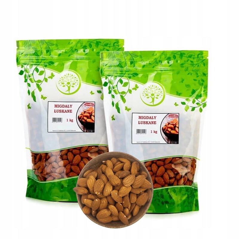 Sada Mandlí 2 x 1 Kg Kalifornské Celé Velké