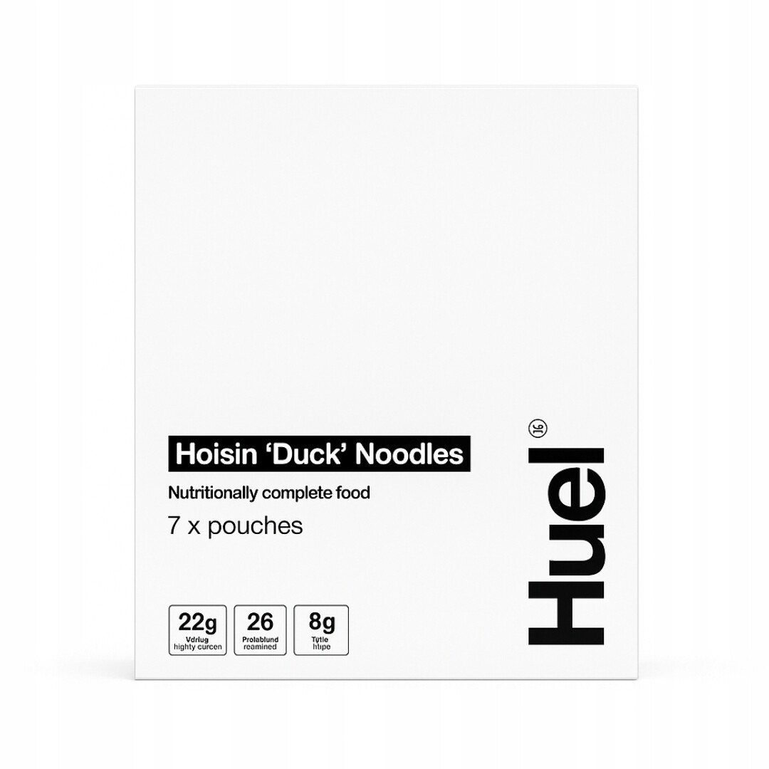 Huel Hot & Savoury Nudle s veganskou omáčkou v omáčce hoisin, 7 jídel