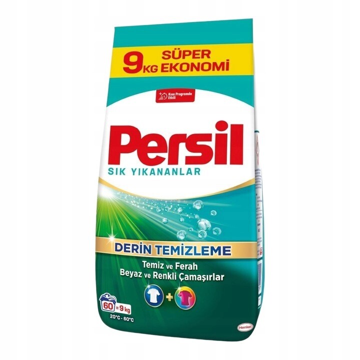 Persil Deep Clean 9 kg univerzální prášek na praní bílého i barevného prádla