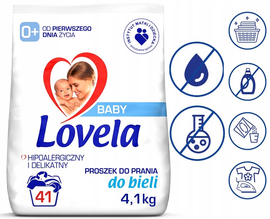 Lovela Baby White 4,1 kg prášek na praní tkanin