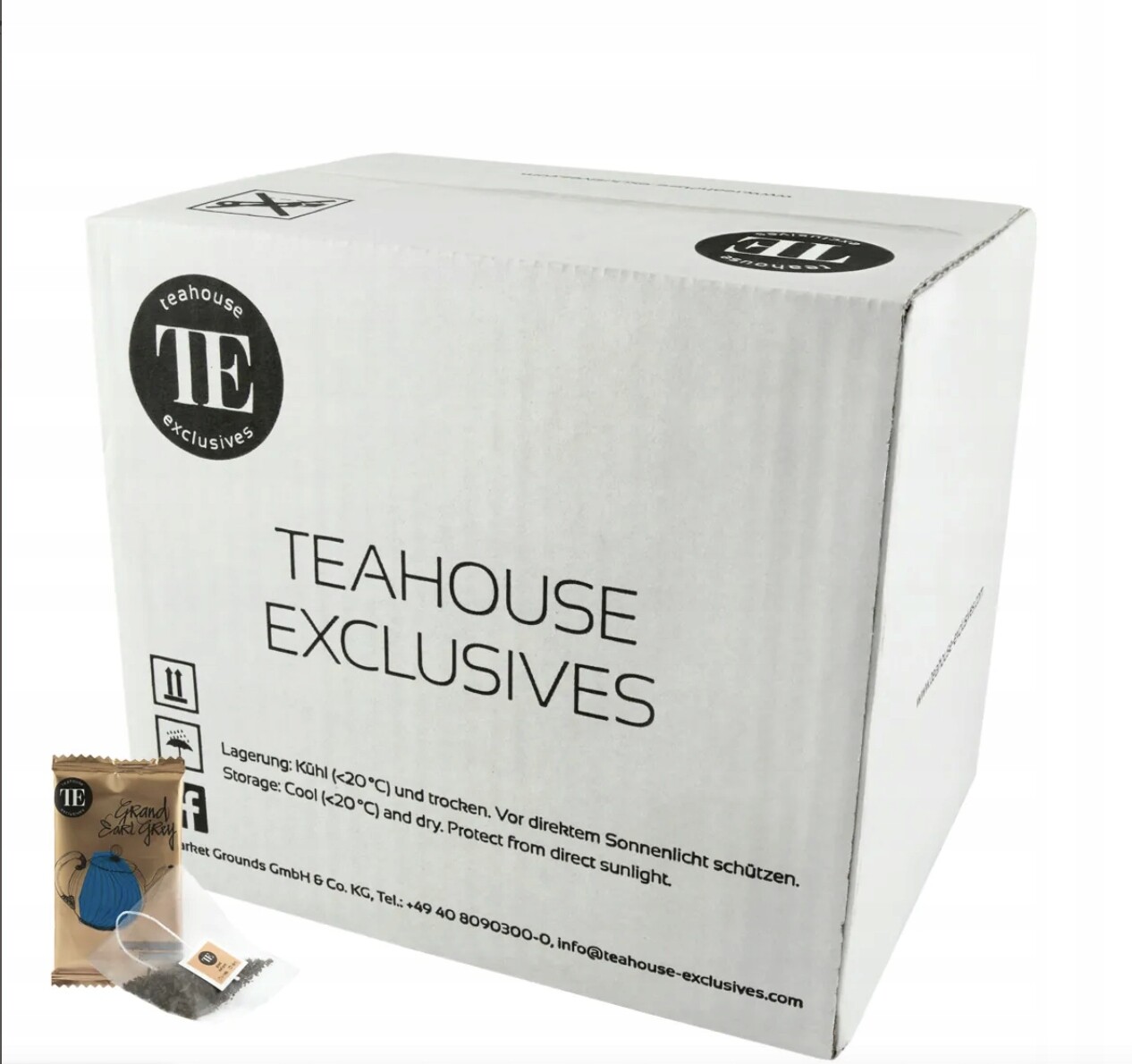 Čaj Earl Grey listový v sáčcích Teahouse Exclusives 100 ks 2 g