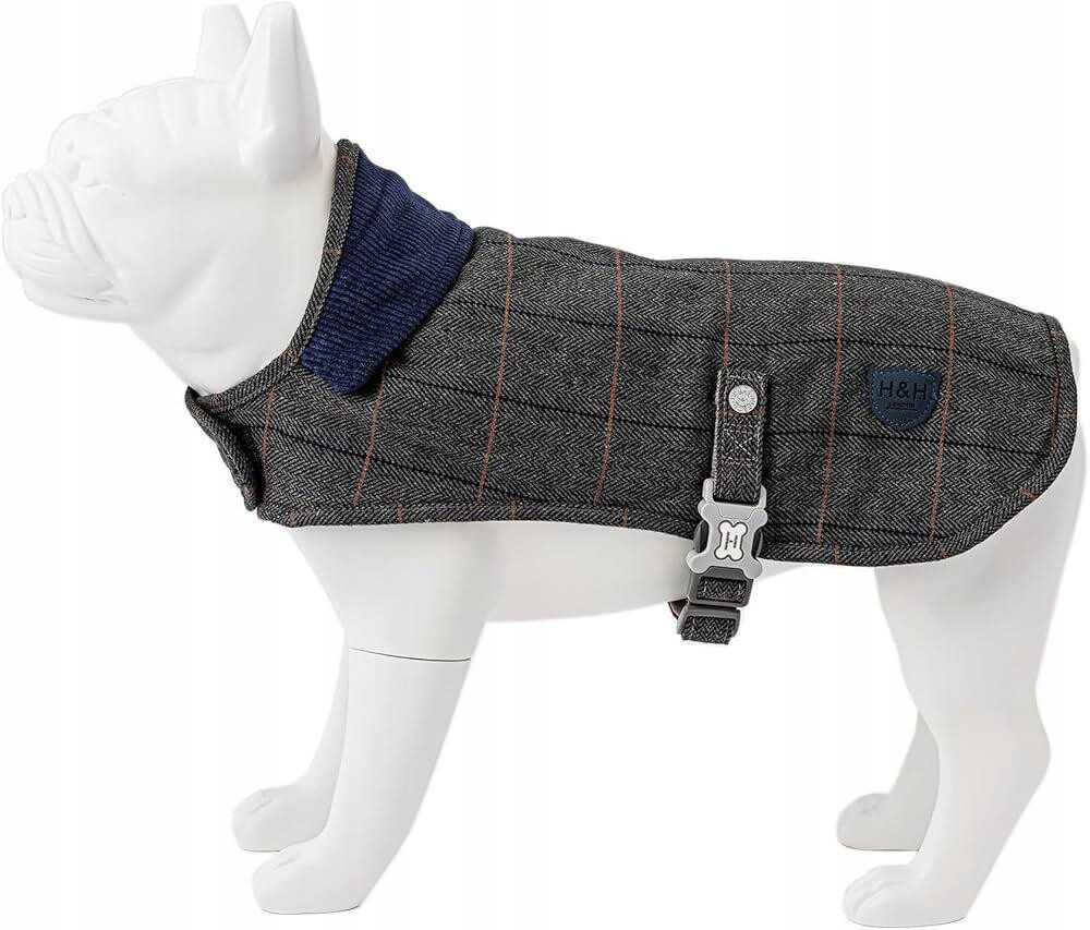 Teplá ochranná fleecová bunda pro psa Tweed, velikost S Hugo&hudson