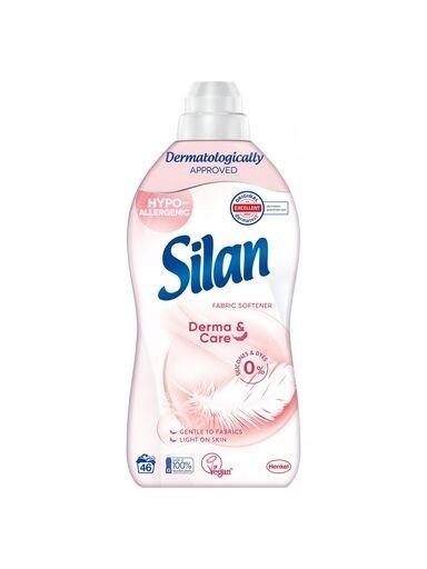 3X Silan Derma & Care Tekutá Aviváž tkanin 1012 ml (46 praní)