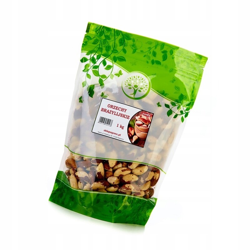Brazilské Ořechy 1 kg Přírodní Brazilský Agnex Přírodní Velký Ořech