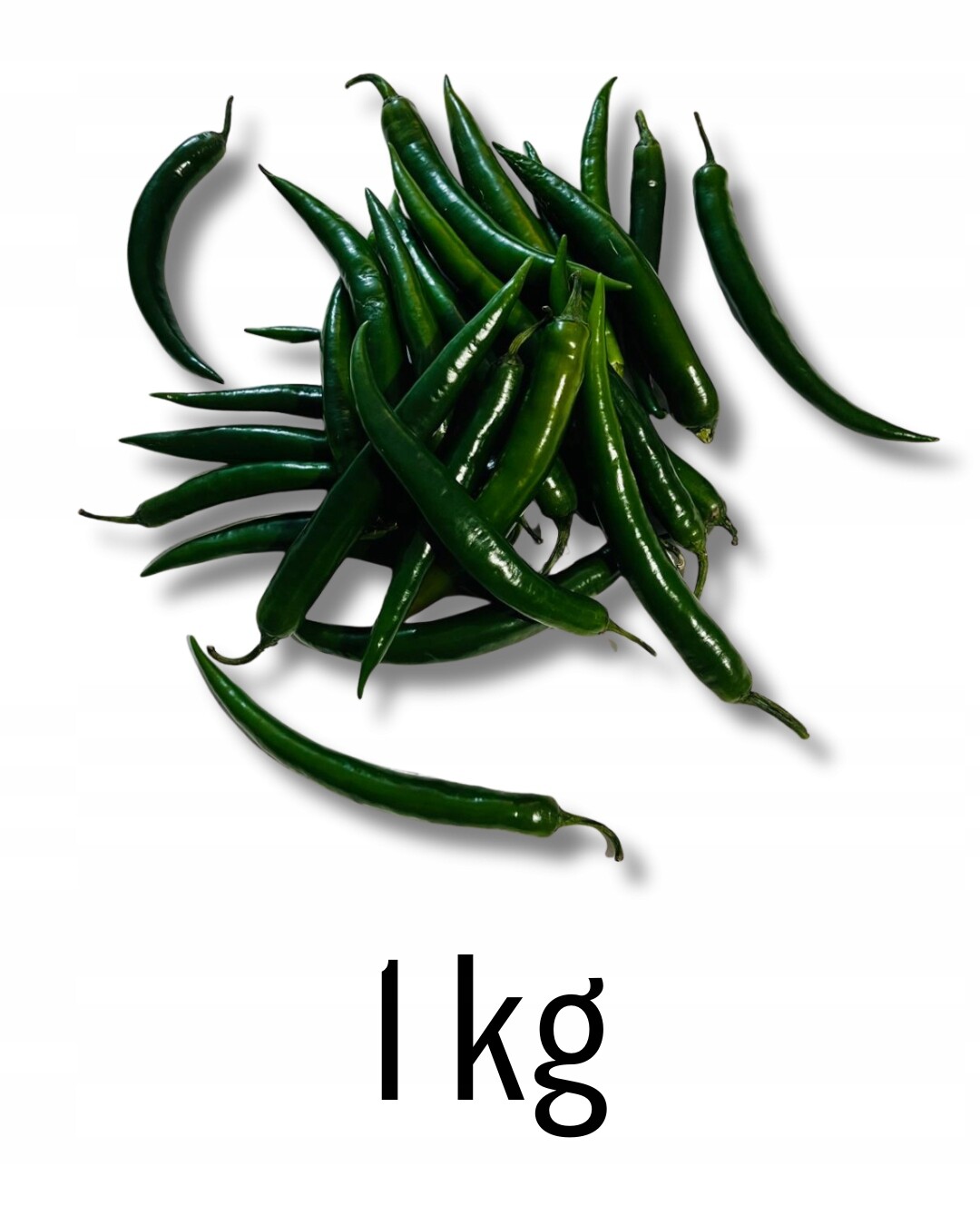 Paprika Peperoni Zelená Čerstvá 1 Kg Ostrá Chilli Do Marinády