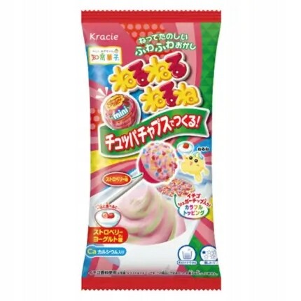 3x Neru Nerune x Chupa Chups, pěna s příchutí jahod 22 g Kracie