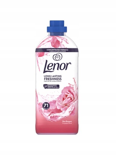2x Lenor tekutá aviváž Rose Bouquet 71 Praní 1,49 l