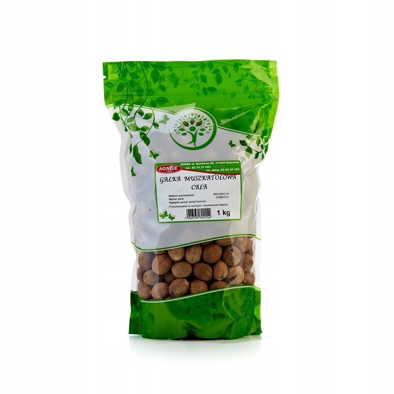 Celý Muškátový Oříšek 1 kg celý ořech Aromatický Přírodní