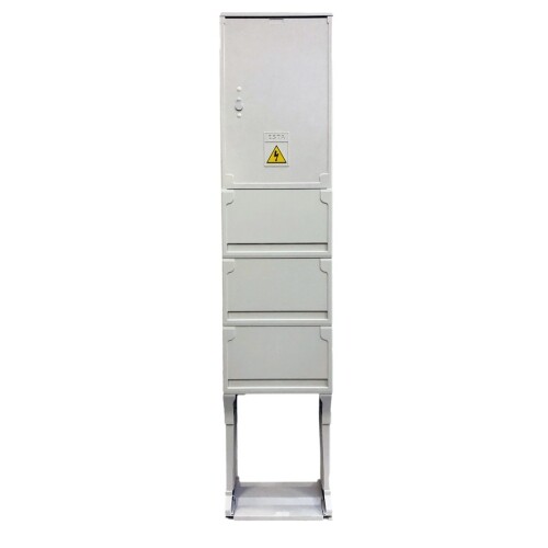 Elektroměrový rozvaděč ESTA ER 212/NKP7P-E S3/4 EKO 030190 stoják šedý pro ČEZ, EGD (E.ON)