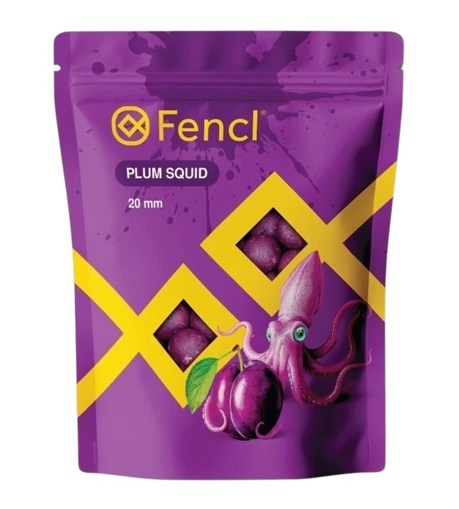 Fencl Boilie Plum Squid 900g - 20mm