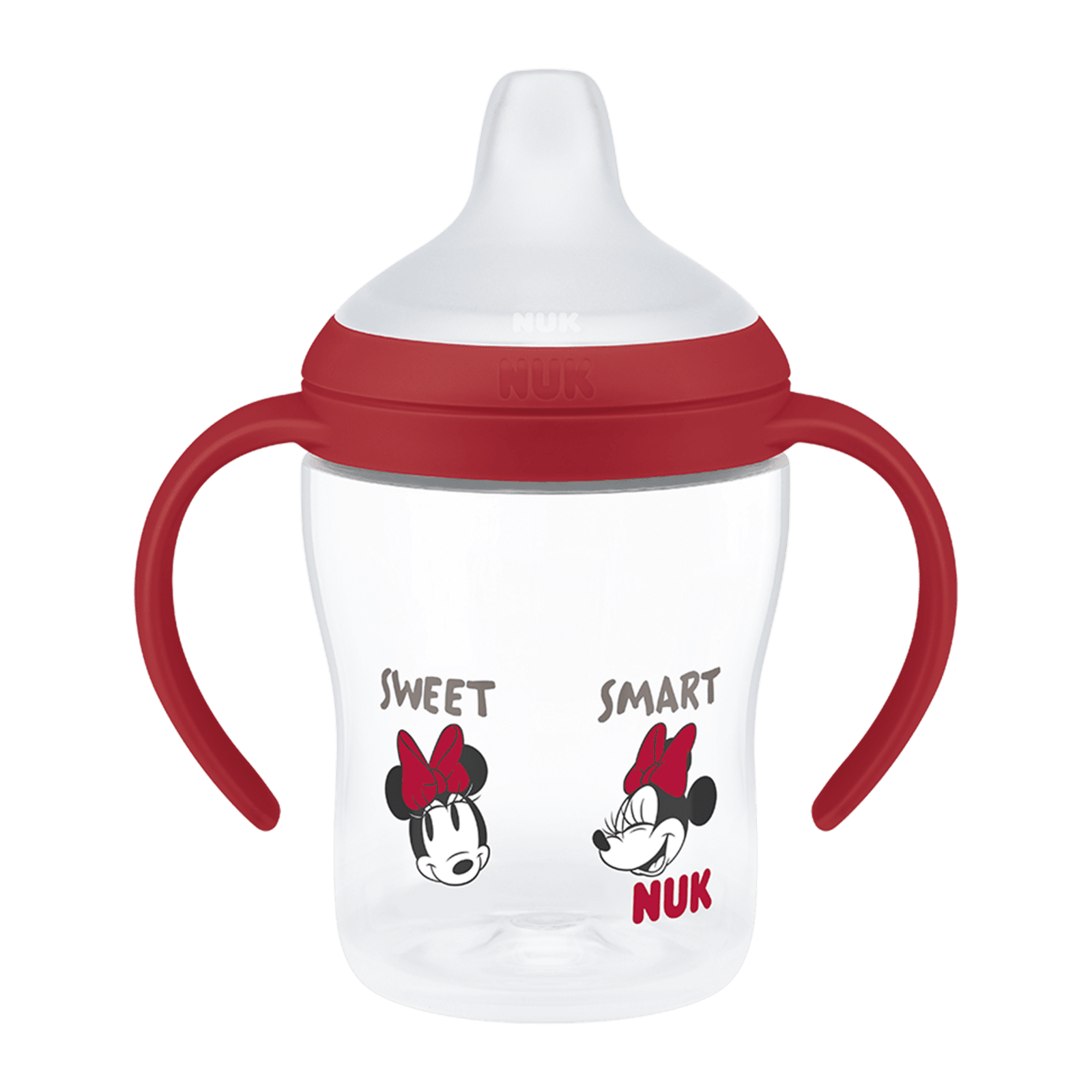 NUK láhev na učení Perfect Match DISNEY Minnie RED 150 ml