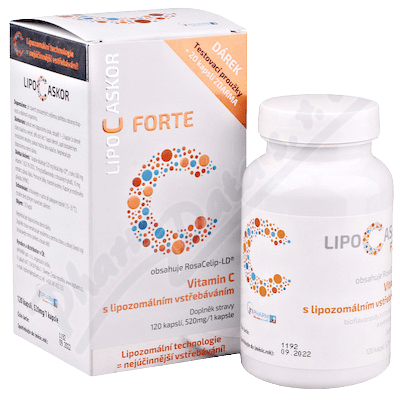 LIPO C ASKOR PB FORTE 120 kapslí 120 ks