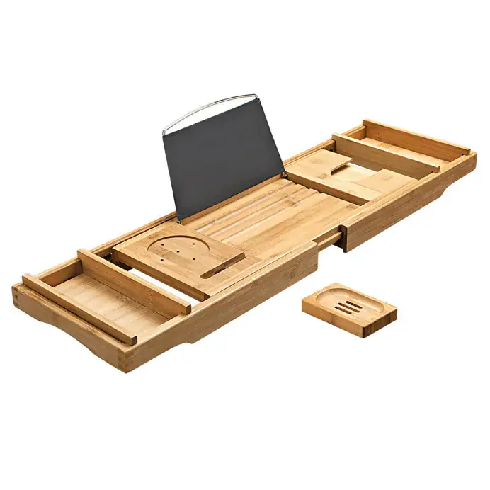 Autronic Odkládací stolek na vanu AUP-E1088 NAT