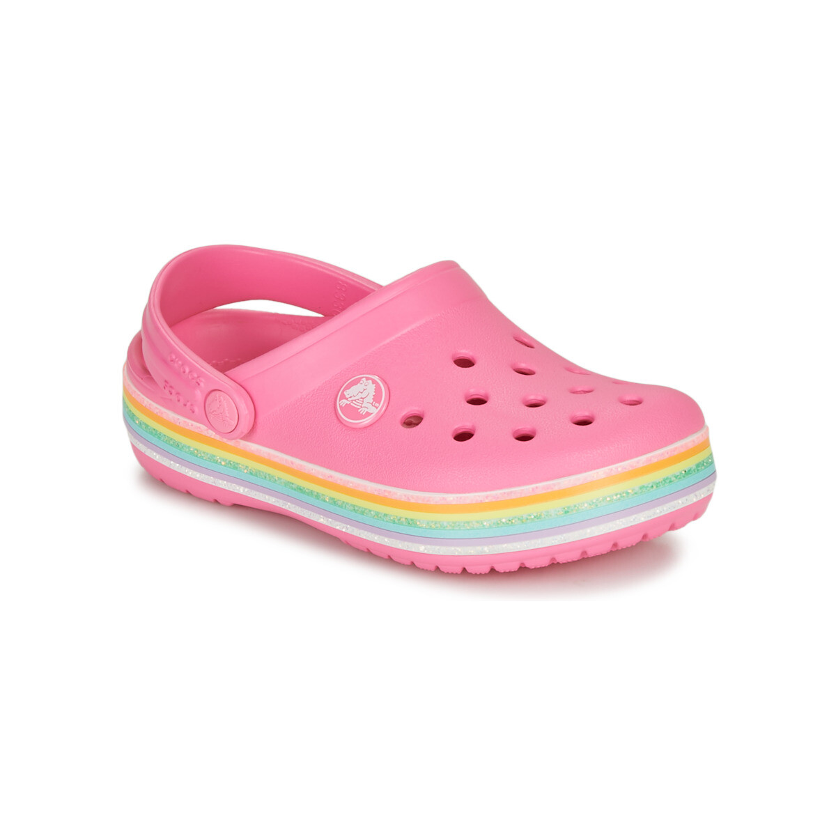 Crocs  CROCBAND RAINBOW GLITTER CLG K  Růžová
