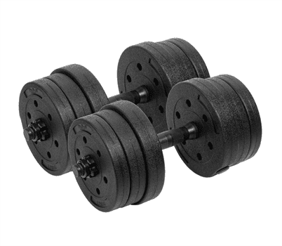 Nastavitelné nakládací činky REBEL ACTIVE RBA-2328-10 2x10kg