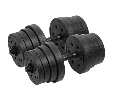 Nastavitelné nakládací činky REBEL ACTIVE RBA-2328-15 2x15kg