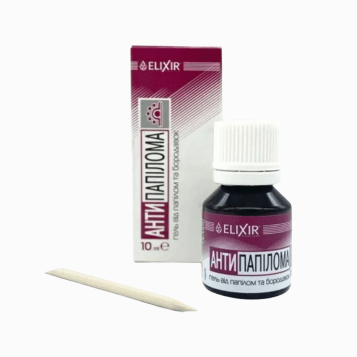 Kosmetický gel na papilomy a bradavice – 10 ml – Elixir